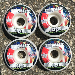 Amigoskate X Underground Wheel Co. Collab 53mm