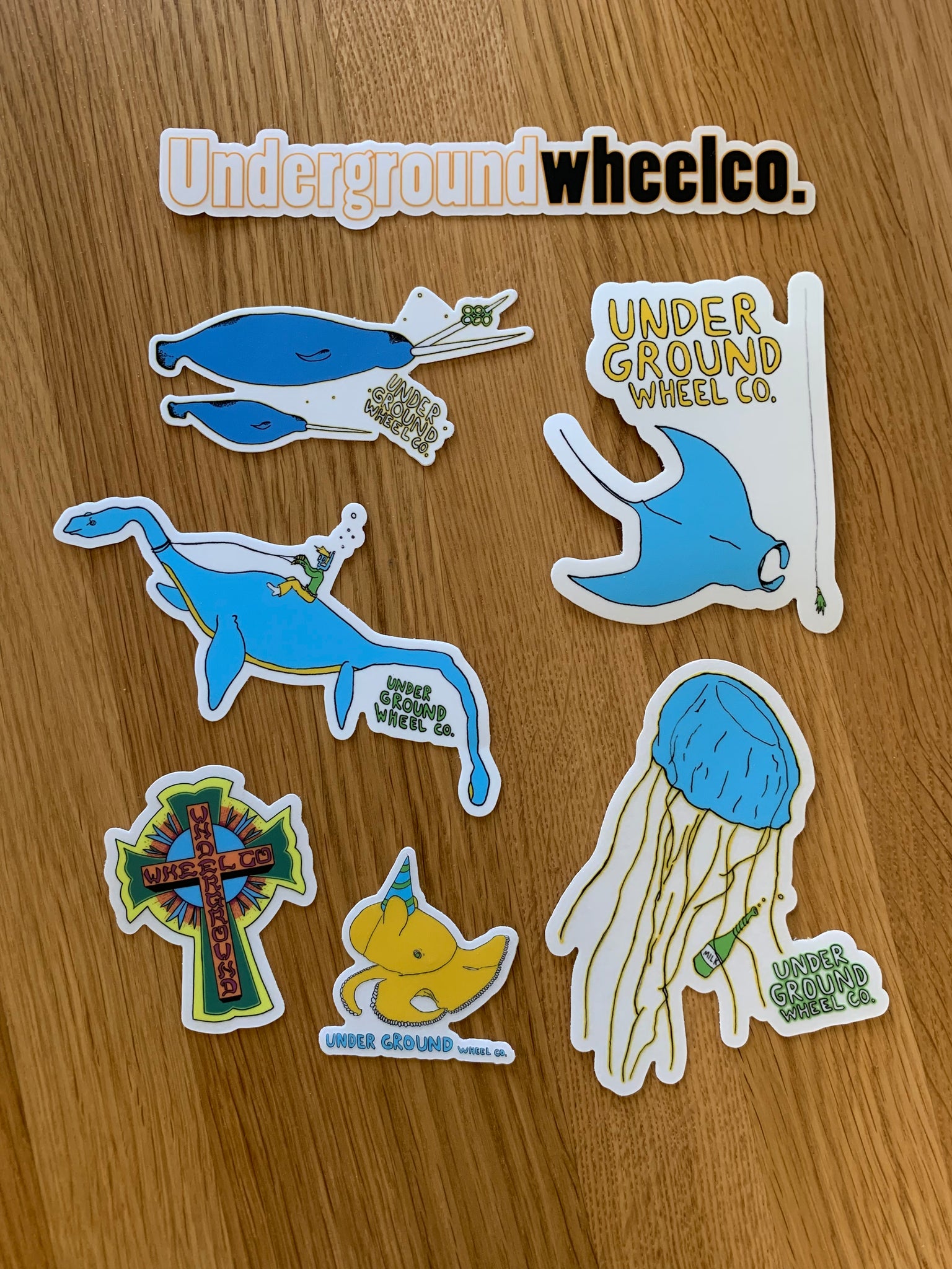 Sea Creatures Sticker Pack